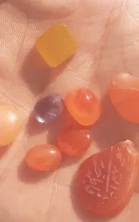 تعدادی نگین عقیق یمنی اصل عتیقه