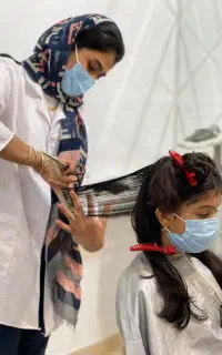 اموزش کوتاهی تخصصی مو زنانه کار با ماشین