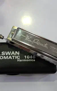 سازدهنی کروماتیک 1040 SWAN اورجینال نقره ای
