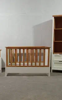 سیسمونی سرویس خواب نوزاد تخت کمد دراور مدل سانیا