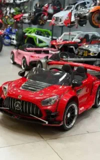 ماشین شارژی BENZ سایز بزرگ آلبالویی ++