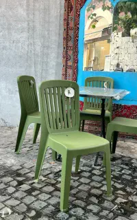 میز و صندلی ۴ نفره پلاستیکی