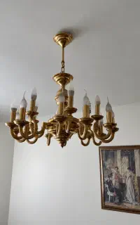 لوسر برنجی آبکاری طلا