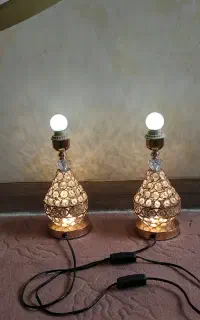 دوعدد آباژور رومیزی