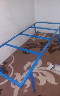 تخت آهنی ۲۴۰طول ۹۰عرض ۶۵ ارتفاع