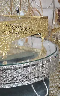 سفره عقد طلایی نقره‌ای فروشی