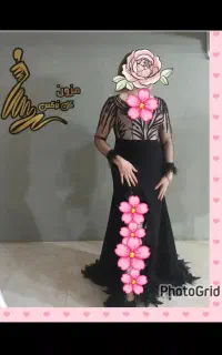 پیراهن مجلسی مزون دوز