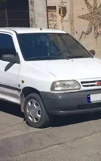 پراید۸۷سفید بیرنگ دوگانه شاسی پلمپ