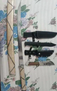 چاقوشکاری ،تزیینی،شمشیر کاتانا