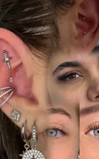 خدمات پیرسینگ/لیفت ابر/لیفت ابرو /کاشت مژه/وکس