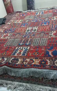 ۱۶ تخته فرش دستباف بختیاری  رنگ گیاهی