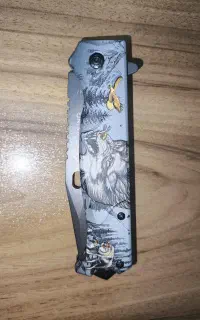 چاقوی شکاری Browning اصل طرح گرگ