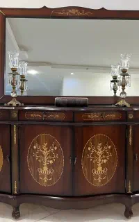 کنسول چوبی چهار درب