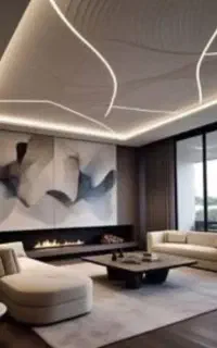 ساخت و نصب لاینر نوری در هر رنگ دلخواه شما