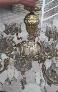 لوستر برنز 15شعله 10 شاخه
