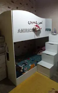 تخت دو طبقه ام دی اف