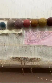 فرش نیمه کاره مخصوص بیمه قالیبافی