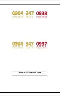 سیم کارت رند ایرانسل مشابه هم