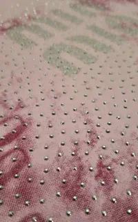 نگین زنی لباس و شال و روسری