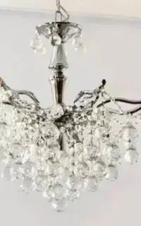 لوستر ۶ شاخه کریستال اتریش