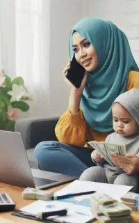 کار با گوشی درمنزل مخصوص بانوان