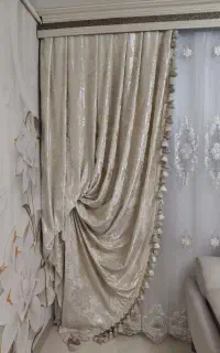 والن پرده دو عدد درحد نو
