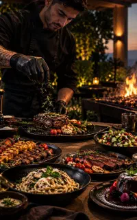 سرآشپز خصوصی آشپزی لوکس برای مجالس، باغ و ویلا
