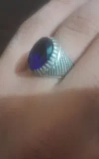 انگشتر نقره ۹۲۵ توپاز سویسی