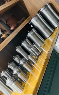 سرویس جاادویه پاسماوری استیل ضخیم نو۴۲پارچه جانونی