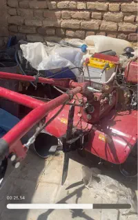 کار با تیلر دستی