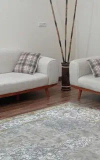 فرش وینتیج 9 متری تراکم 1200 گل برجسته