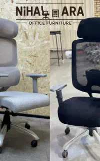 میز مدیریت مبل اداری پایه قوطی مثلثی صندلی تیکه