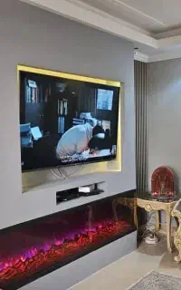 شومینه برقی سه بعدی ۱۲۰ هیزم فایبرگلاس تولیدی