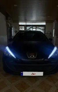 پژو ۲۰۷ مشکی آبنوس موتور tu5 p سقف فلز