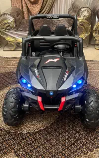 ماشین برقی کودک دو نفره UTV-MX آفرود مشکی