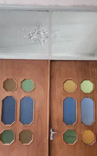 درب چهارلنگه با چارچوب و یک عدد تک