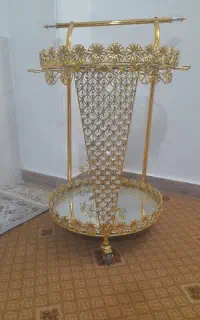 کالسکه  چرخ دارد  برنج  هندی  رنگ  سابت