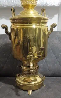 سماور  برنز20 لیتری زخیم و سنگین