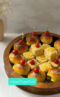 فینگر فود، دسر و کیک تولد