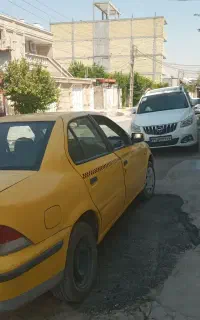یک دستگاه سمند تاکسی مدل ۸۵ خط حافظ جنوبی