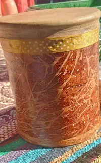 تیمپو با پوست بز و سفال