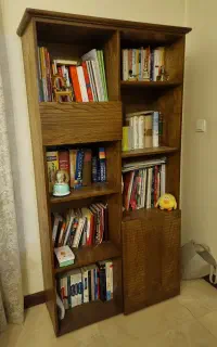 کتابخانه، دراور و آینه ست فروش فوری