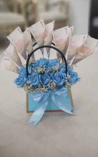 دسته گل و پول آرایی شاباش