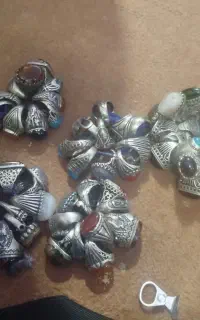 انگشتر طرح نقره