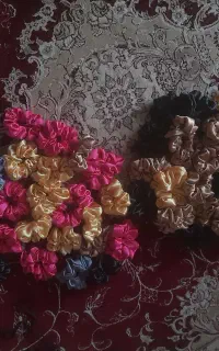 کش مو اسکرانچی ساتن