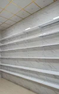 قفسه سوپرمارکت و پیچ و مهره ای ونصاب