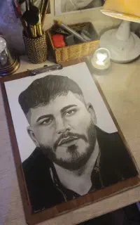 طراحی چهره «سیاه قلم»