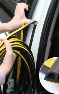 حذف کامل صدای باد/ با نوار صداگیر درب خودروMute