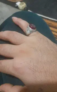 انگشتر قدیمی خوش دست یاقوت