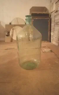 قرابه (تنگ یا بانکه بزرگ) شیشه ای نو